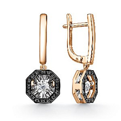 Серьги с бриллиантом grigoriev 02-11-5628-13-00-1