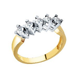 Кольцо с бриллиантом 3103ж