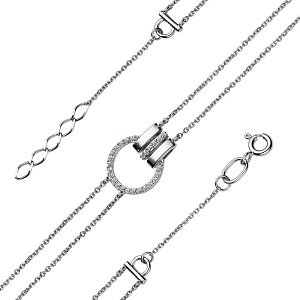 Браслет с бриллиантом АЛЬКОР 54946-200