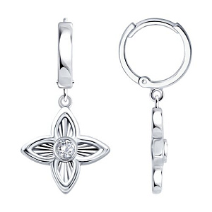 Серьги из серебра SOKOLOV 94027338