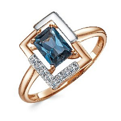 Кольцо из золота RUSGOLDART 1703408 1 2 1