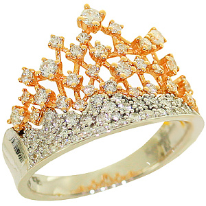 Кольцо с бриллиантом Бриант RW50039D