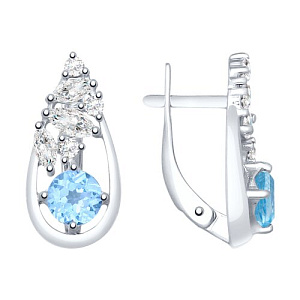 Серьги из серебра SOKOLOV 92021842