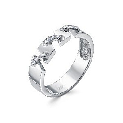 Кольцо с бриллиантом Белый бриллиант 1-11-1109-201