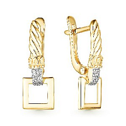 Серьги из золота CORONA с4201л