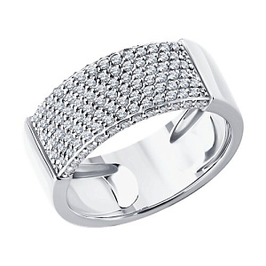 Кольцо с бриллиантом SOKOLOV 1012720-3