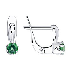 Серьги детские из серебра SOKOLOV 94020452