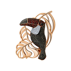 Брошь из золота АЛЕКСАНДРА бш125-20