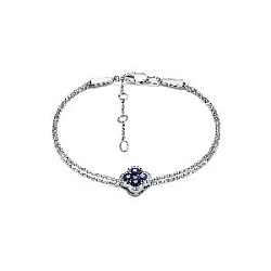 Браслет с бриллиантом Браслет с бриллиантом 4-201-106Б-Сап