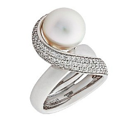 Кольцо с бриллиантом Арт-Модерн 010604-Б