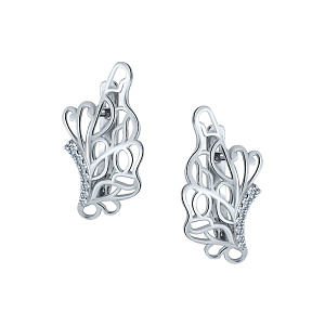 Серьги из серебра KOLIBRI 301178