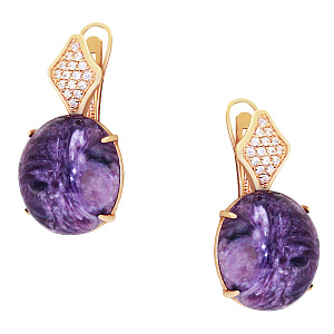 Серьги из золота Гранат 21802335