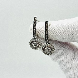 Серьги с бриллиантом Klondike 02-01207-02-007-02-02