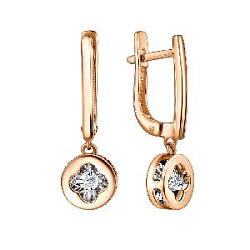 Серьги с бриллиантом grigoriev 02-11-5986-11-00-1