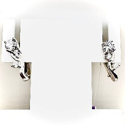 Серьги из серебра СКЛ0258В
