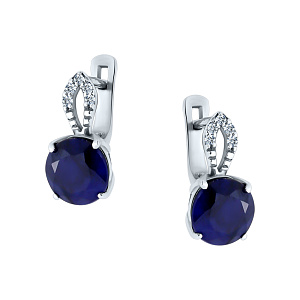 Серьги из серебра Русский СтилЬ 34301902