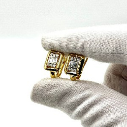 Серьги с бриллиантом МЭЮЗ 83342