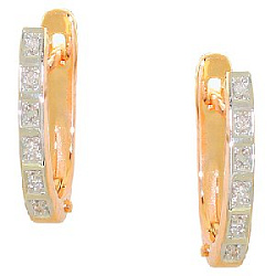 Серьги с бриллиантом SOKOLOV 1021062