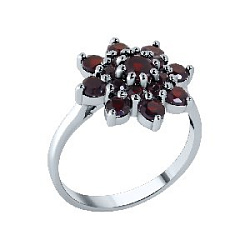 Кольцо из серебра Русский СтилЬ 42-4178-7-1