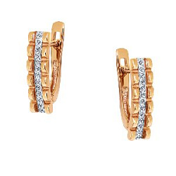 Серьги из золота CORONA С4883