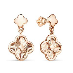 Серьги пуссеты из золота RUSGOLDART 2698710 1 10