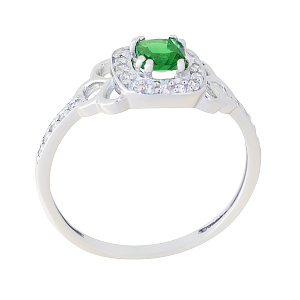 Кольцо из серебра Каприз 10-0245 из