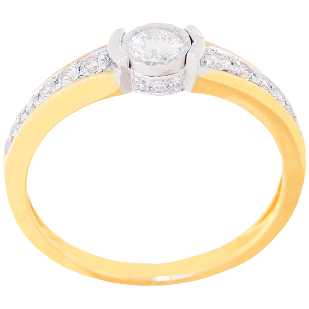 Кольцо помолвочное с бриллиантом Бриант RR44256TMD