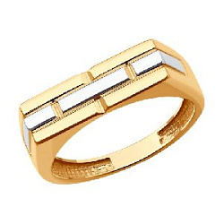 Кольцо мужское из золота SOKOLOV 019468