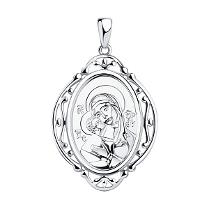 Подвеска икона из серебра SOKOLOV 94-130-00862-1