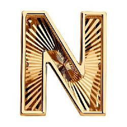 Подвеска буквы из золота SOKOLOV 51-130-02994-1