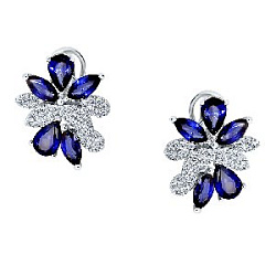 Серьги с бриллиантом SARGON E1116-1011