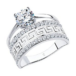 Кольцо из серебра SOKOLOV 94011132