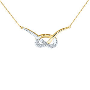 Колье с бриллиантом Бриант NY1007D