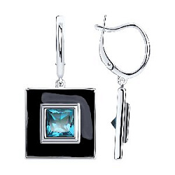 Серьги из серебра SOKOLOV 92022230