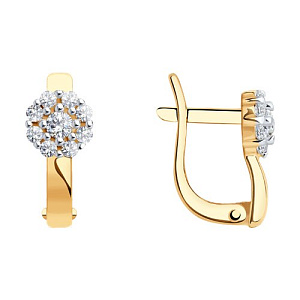 Серьги детские из золота SOKOLOV 026810