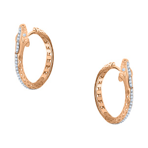 Серьги кольца с бриллиантом GRANT 0601680