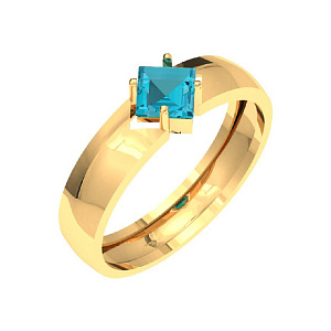Кольцо помолвочное из золота RUSGOLDART П1627007 1 1 10