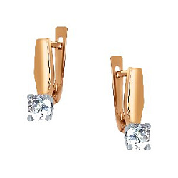 Серьги из золота РОСТЗОЛОТО 2888