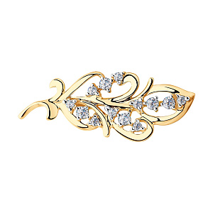 Брошь из золота SOKOLOV 040254