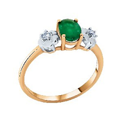 Кольцо с бриллиантом Бриант RR2553E