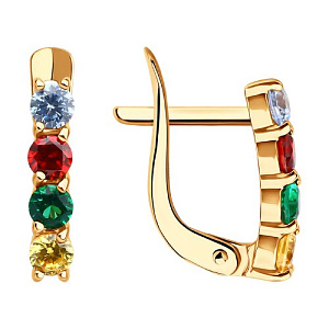 Серьги детские из золота SOKOLOV 51-120-02782-1