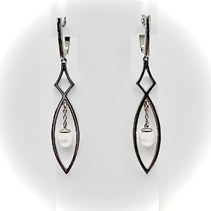 Серьги из серебра АРИНА 1043832-01250-2S