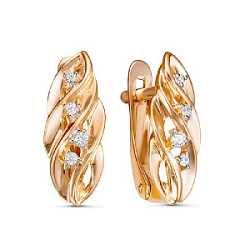Серьги из золота RUSGOLDART 2416807 1 1 1