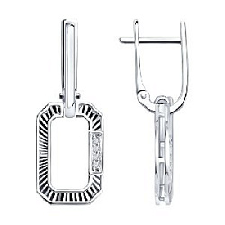 Серьги с бриллиантом SOKOLOV 1022642-3 №25 17