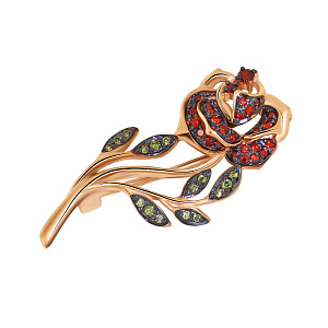 Брошь из золота АЛЕКСАНДРА бш118-20-01