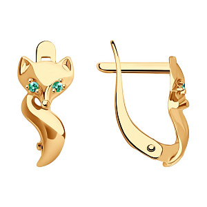 Серьги детские из золота SOKOLOV 026552