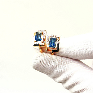 Серьги из золота RUSGOLDART 2703408 1 2 1