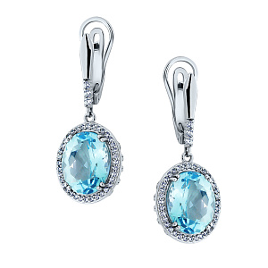 Серьги из серебра Русский СтилЬ 50051702