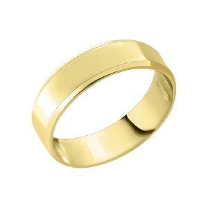 Кольцо обручальное из лимонного золота Крымский ЮЗ 7112116 л(1005л)