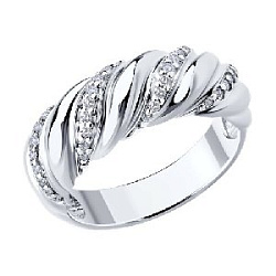 Кольцо из серебра SOKOLOV 94-110-02228-1